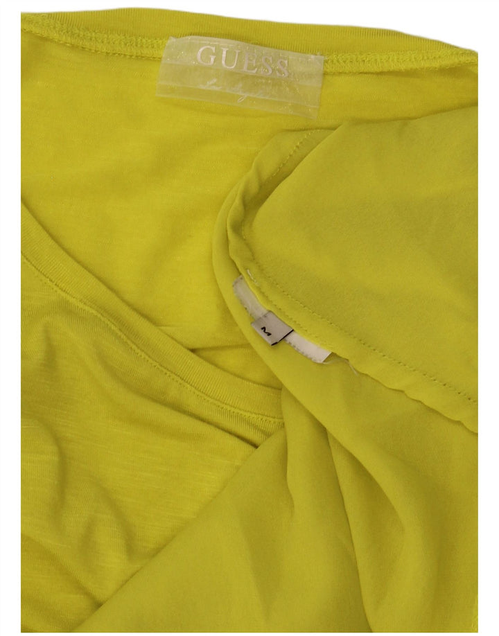 Guess Dame Ærmeløs Tunika Kjole UK 14 Medium Gul