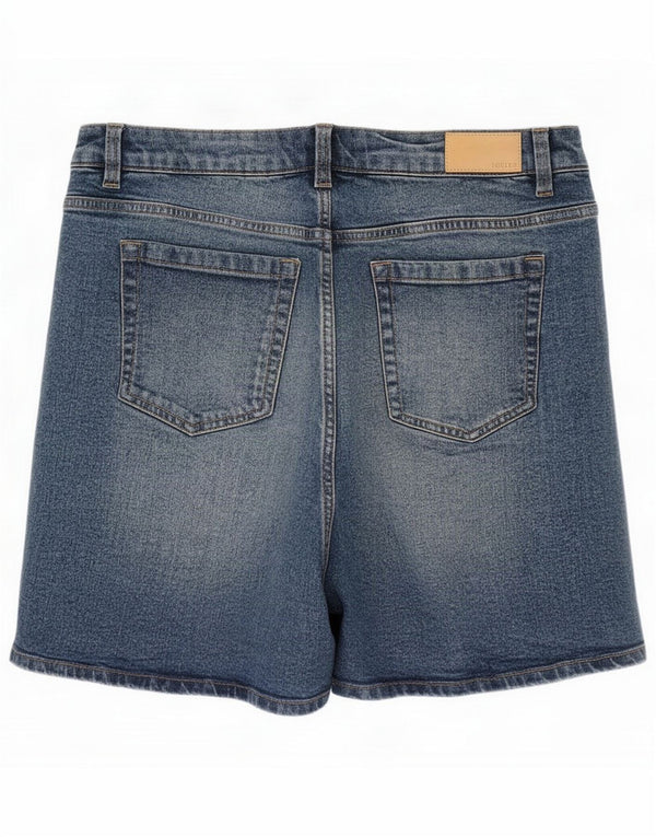 Joules Womens Denim Shorts UK 16 Large W34 Blue Cotton