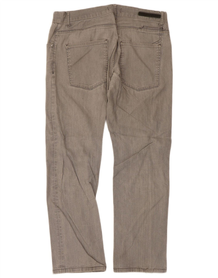 Zara Straight Jeans til mænd EU 42 Large W32 L28 Grå Bomuld