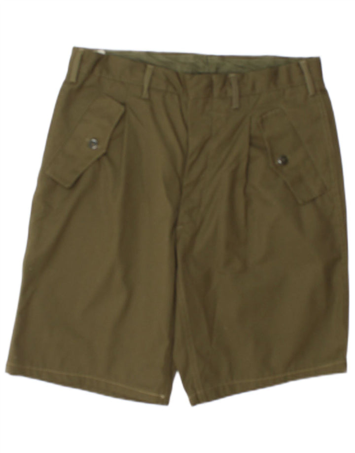 Vintage Herre Casual Shorts IT 50 Large W36 Khaki