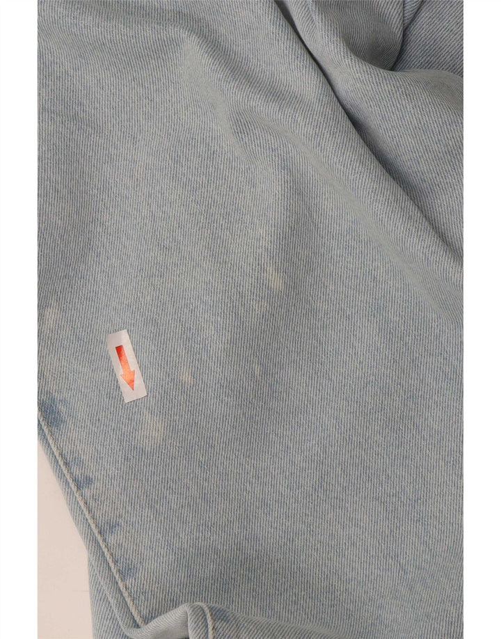 Zara Dame Jeans med brede ben EU 38 Small W28 L26 Blå