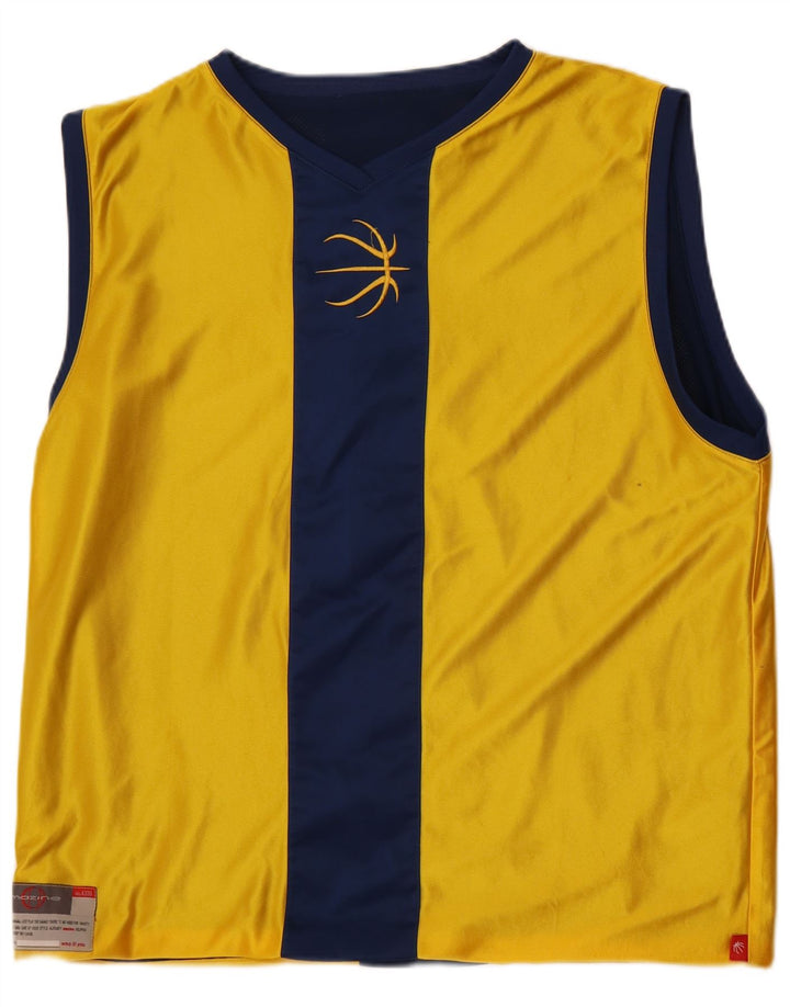 Mazine Herrevest Top XL Gul Colourblock Polyester