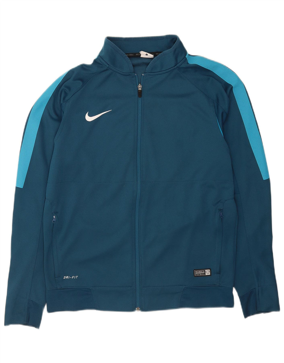 Nike Herre Dri Fit træningsdragt Topjakke Stor Blå Colourblock Polyester