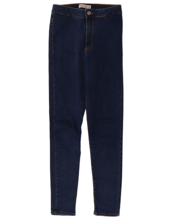 ZARA Piger Højtaljede Skinny Jeans 13-14 år W24 L26 Blå