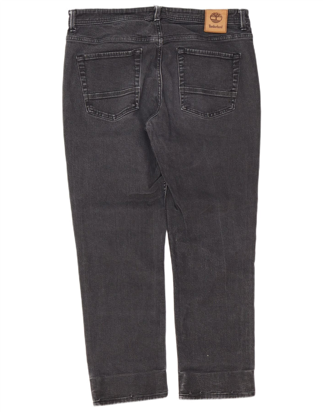 Timberland Straight Jeans til mænd W35 L29 sort bomuld