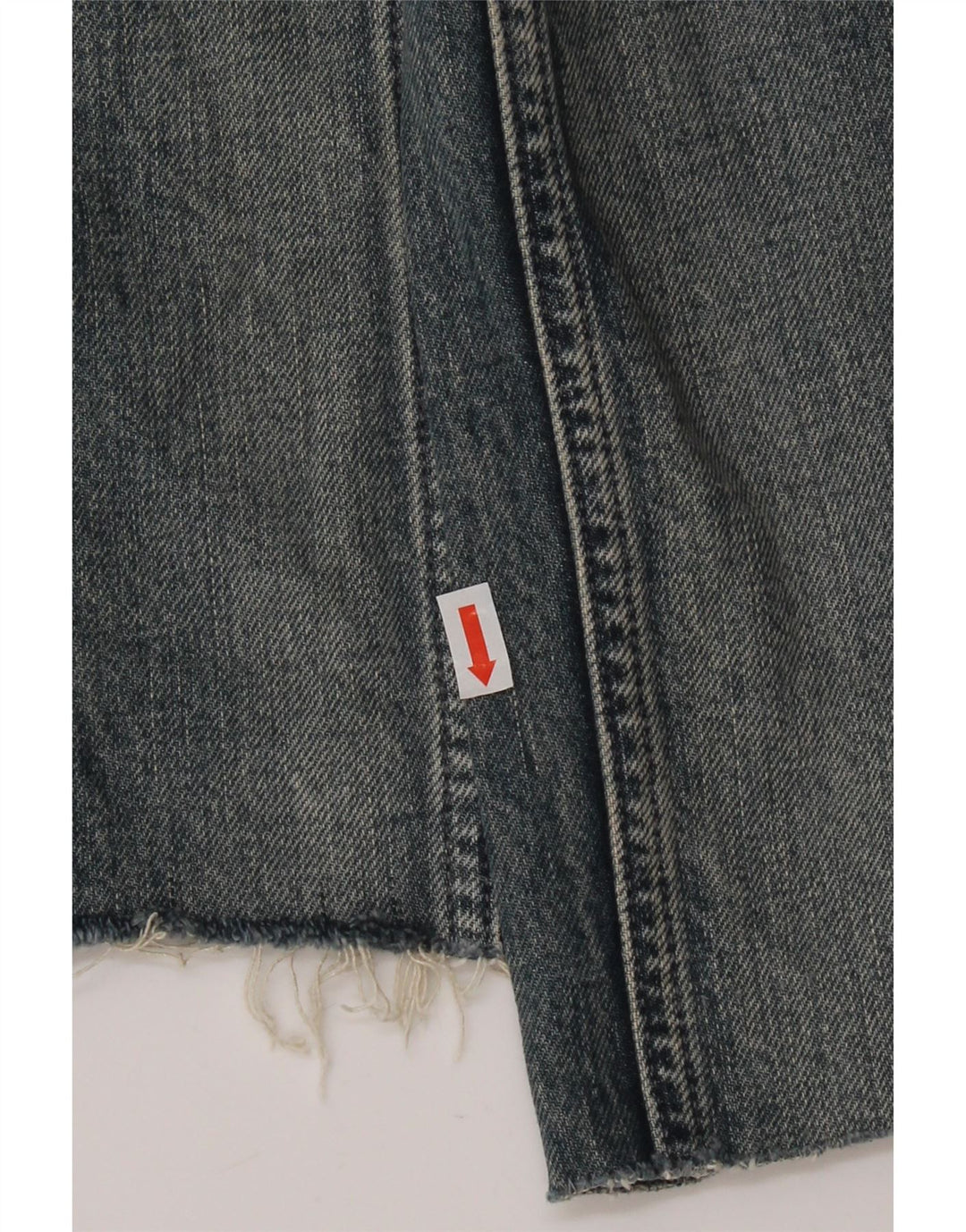 Calvin Klein Herre Distressed Slim Straight Jeans W31 L29 Blå Bomuld