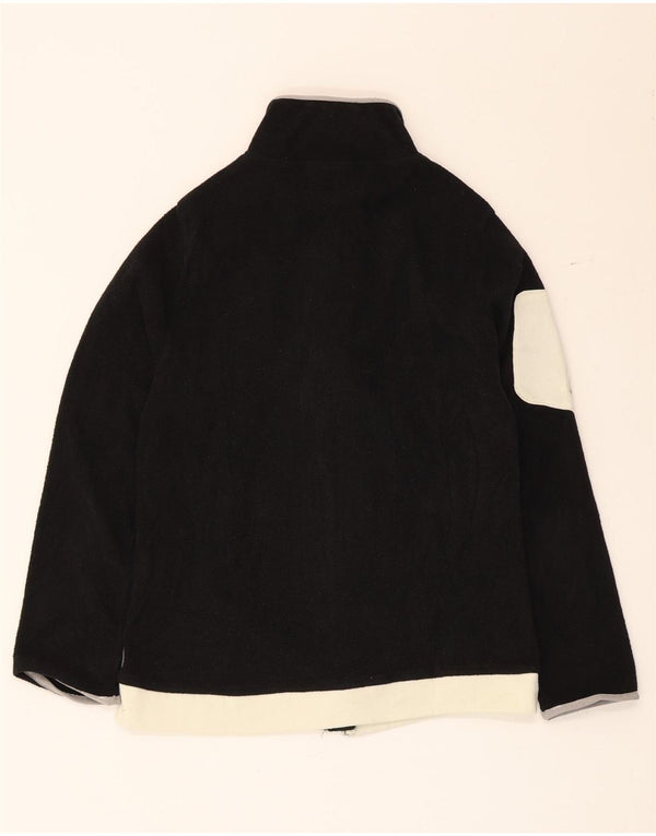 Good Year Dame Fleecejakke UK 10 Small Black Colourblock Polyester