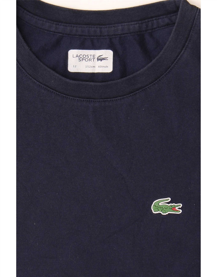Lacoste Boys T-Shirt Top 11-12 år Marineblå