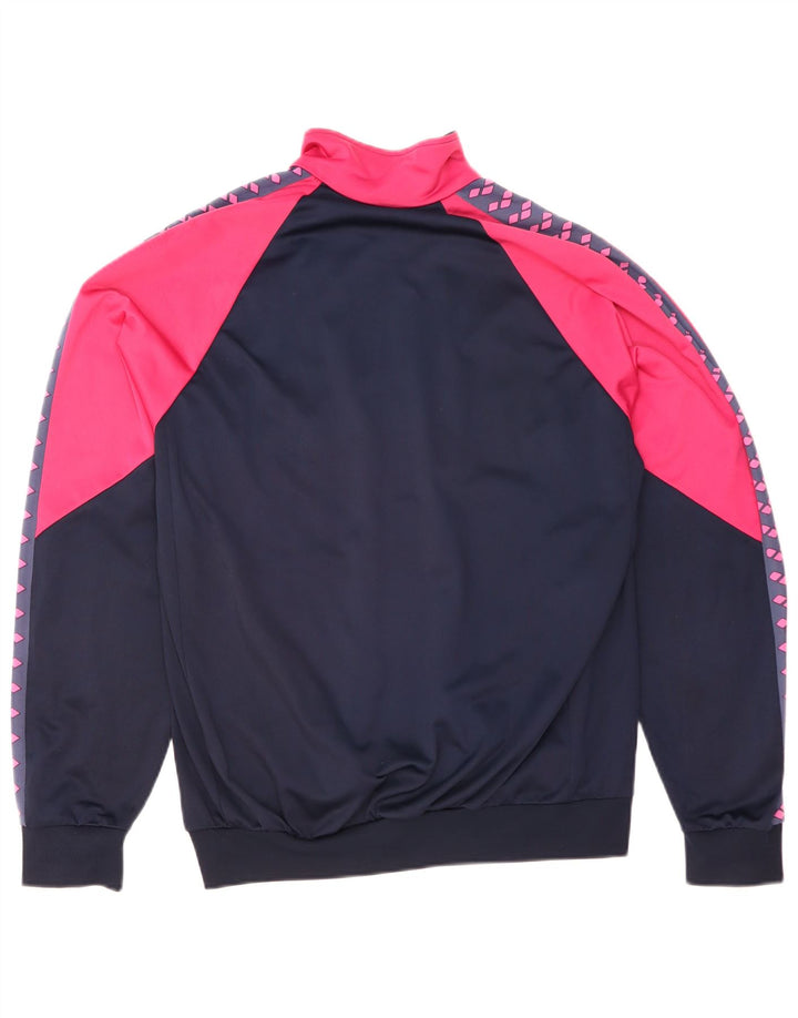 Arena Herre grafisk træningsdragt Topjakke XL Marineblå Colourblock Polyester