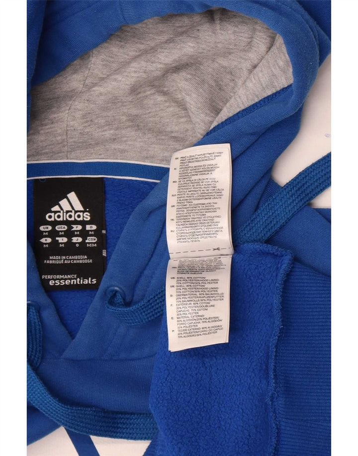 Adidas Grafisk hættetrøje til mænd mellemblå bomuld