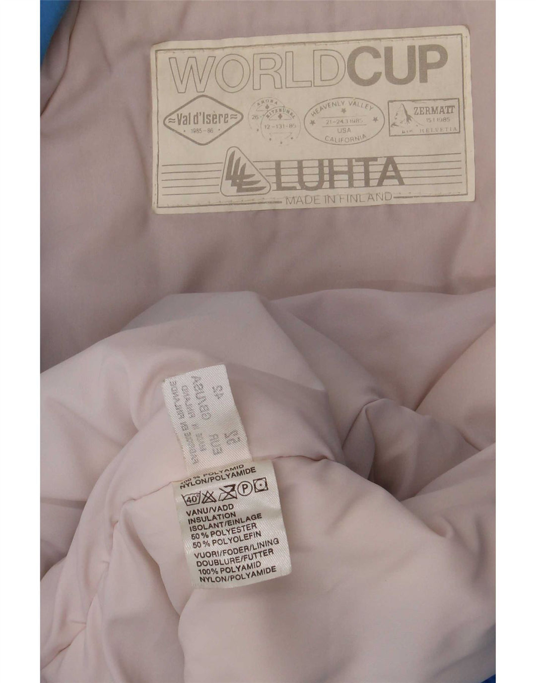 Luhta Herre Skijakke UK 42 XL Blå Polyamid