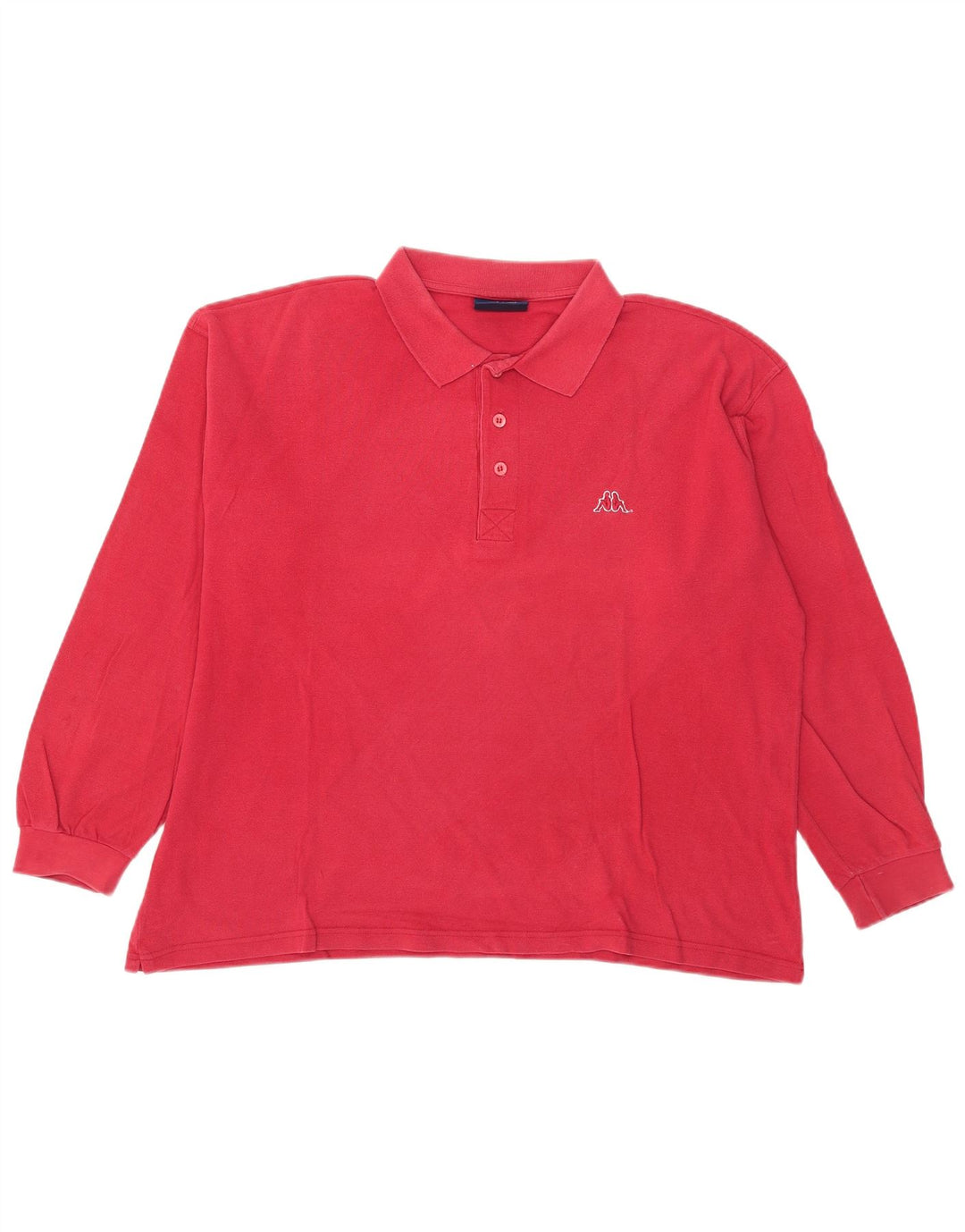 Kappa Langærmet Polo Shirt til mænd XL Rød