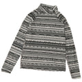 Nike piger med lynlås-hals sweater træningsdragt top 12-13 år stor grå stribet