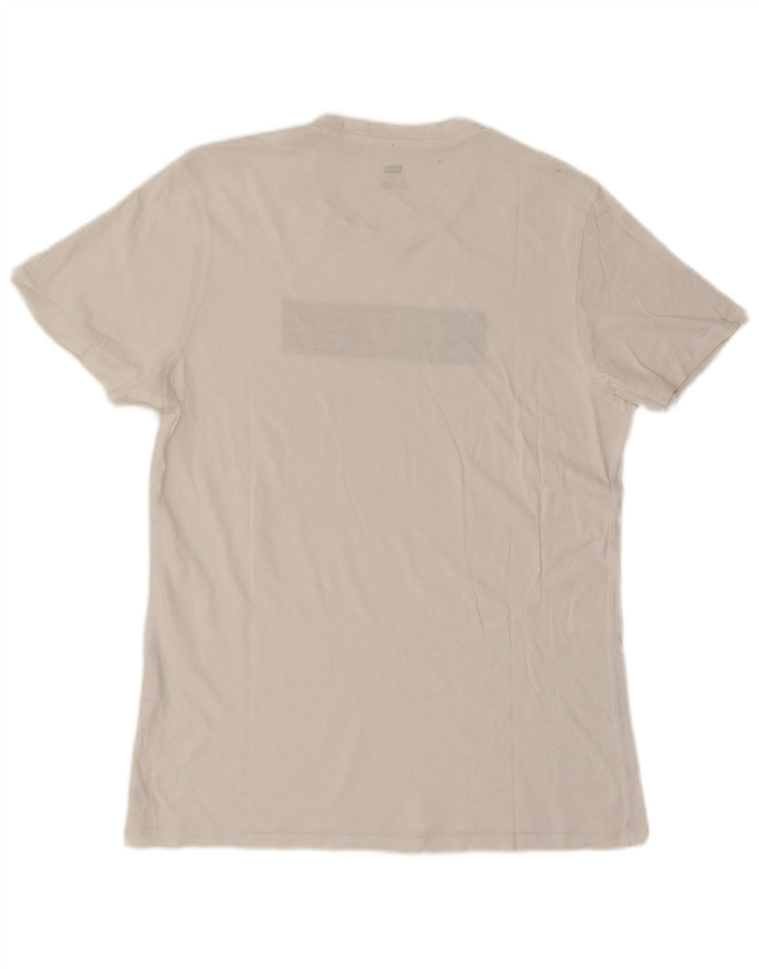 Levi's Herre Grafisk T-Shirt Top Stor Hvid