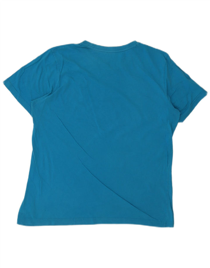 Puma Herre Grafisk T-Shirt Top Stor Blå