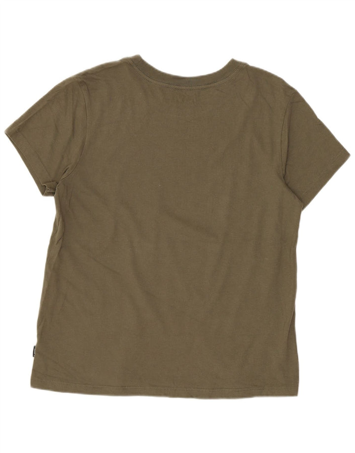 Vans Drenge Grafisk T-Shirt Top 10-11 år Medium Khaki Bomuld