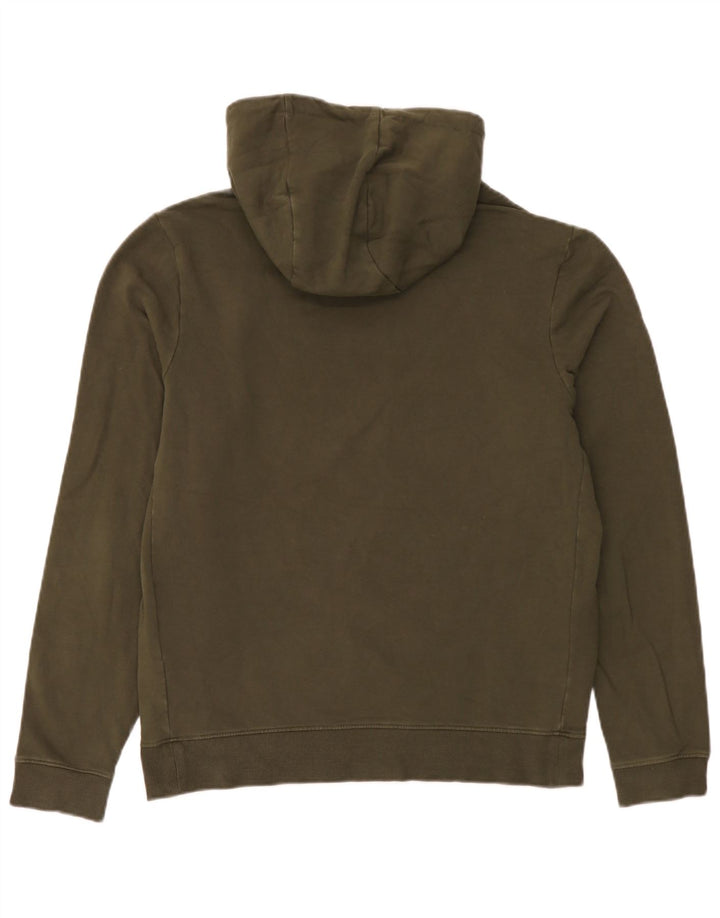 Guess Grafisk hættetrøje til mænd Medium Khaki Bomuld