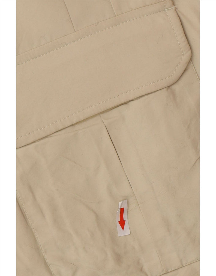 Blauer Military Polstret jakke til kvinder UK 18 XL Beige Nylon