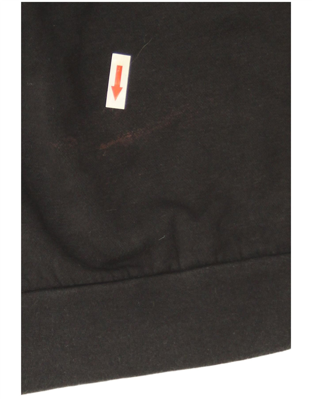 Adidas Dame Sweatshirt Jumper UK 12/14 Medium Sort Bomuld