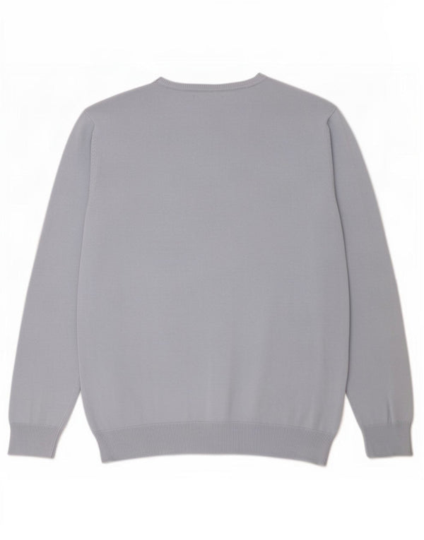 French Connection Herre Boat Neck Jumper Sweater XL Blå Bomuld