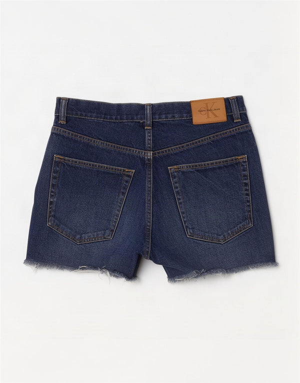 Calvin Klein denimshorts til kvinder W30 Mellemblå bomuld