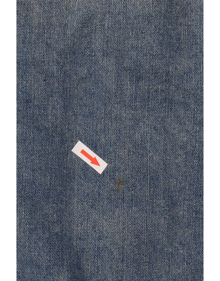 Moto Dame denimjakke UK 12 Medium Blue Bomuld
