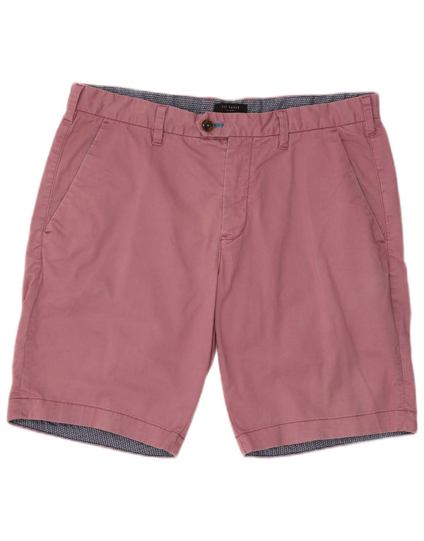Ted Baker Herre Regular Chino Shorts W34 Large Pink Bomuld