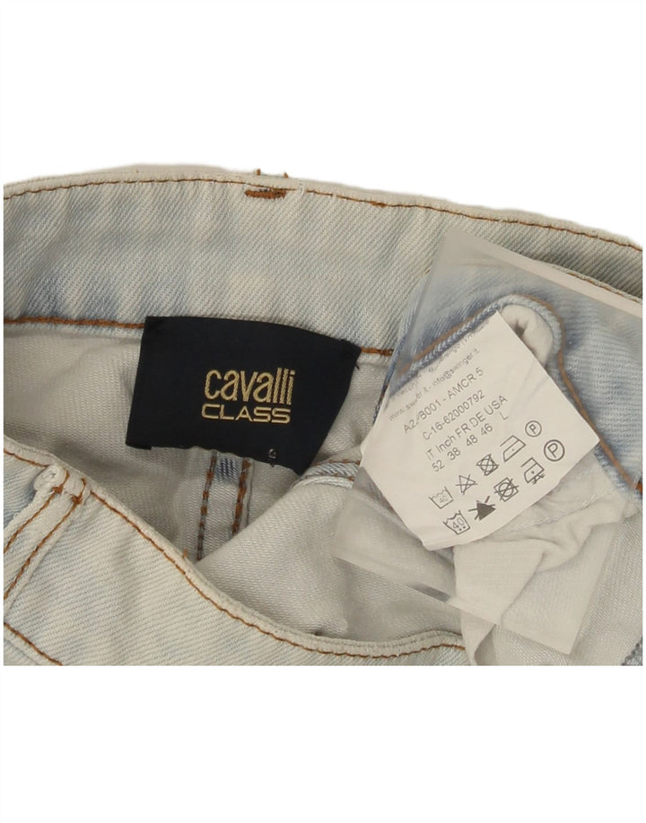 Cavalli Herre Straight Jeans Large W34 L29 Blå Bomuld