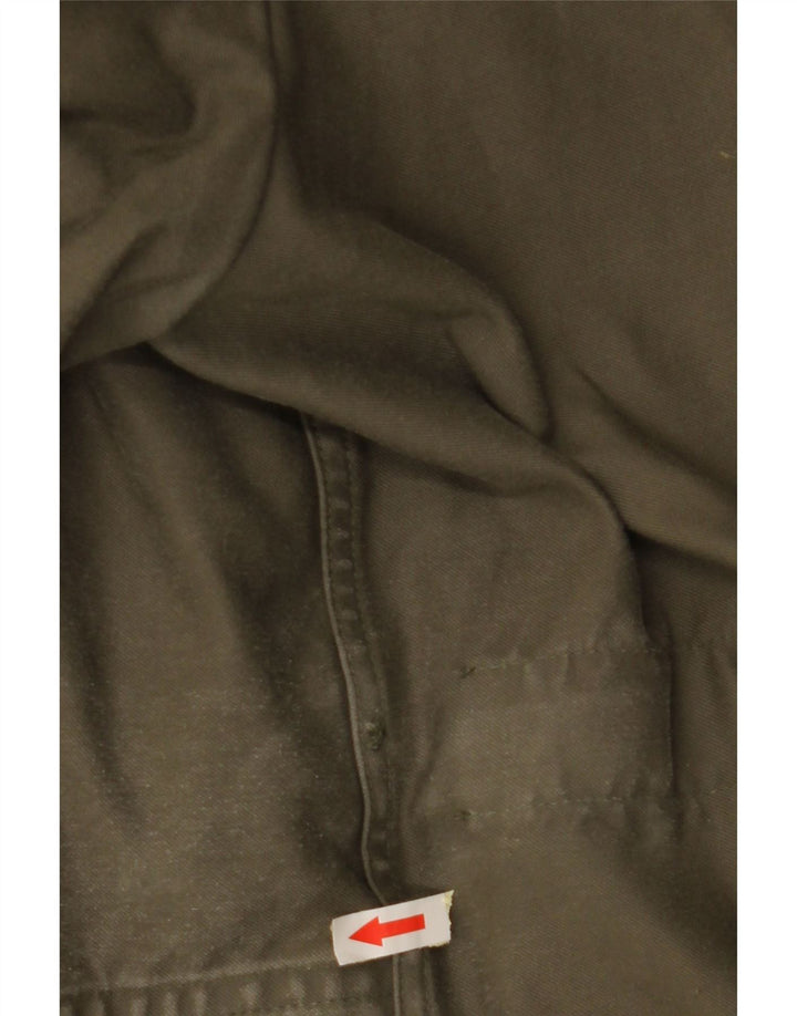 VINTAGE Military Parkajakke med hætte til mænd UK 40 Large Green