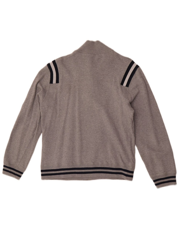 Champion Dame Sweatshirt med lynlås i DK 12 Medium Grey Colourblock