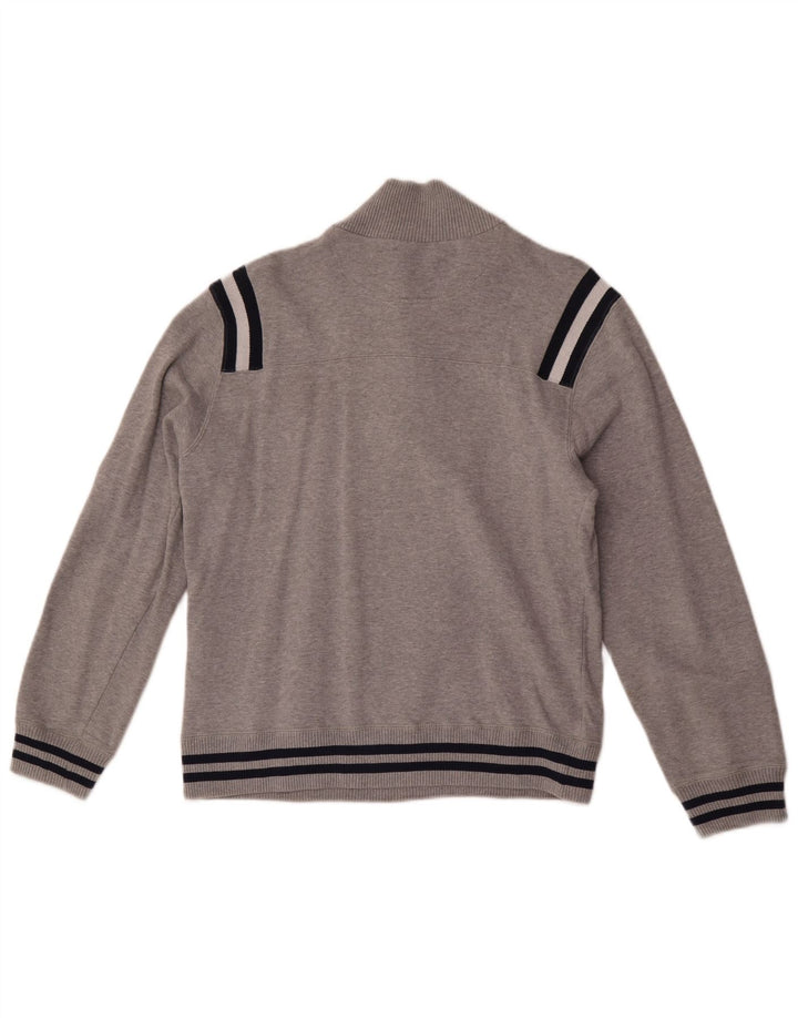 Champion Dame Sweatshirt med lynlås i DK 12 Medium Grey Colourblock