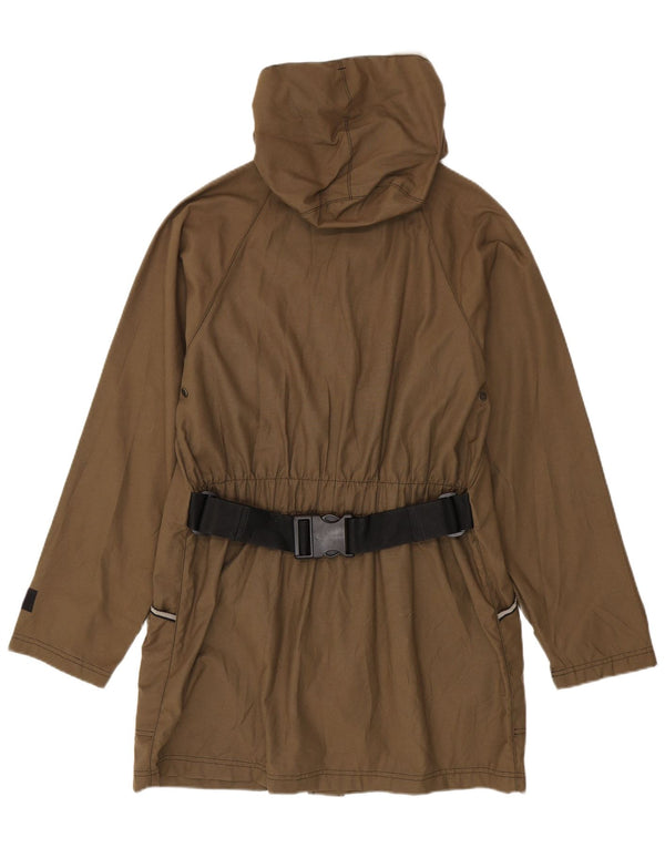 Refrigiwear Herre Hooded Parka Jacket UK 40 Large Khaki Cotton