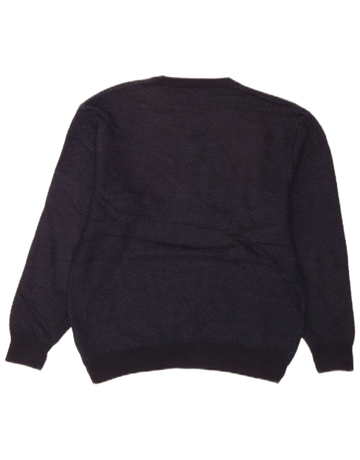 Marks & Spencer Herre V-hals sweater lille marineblå