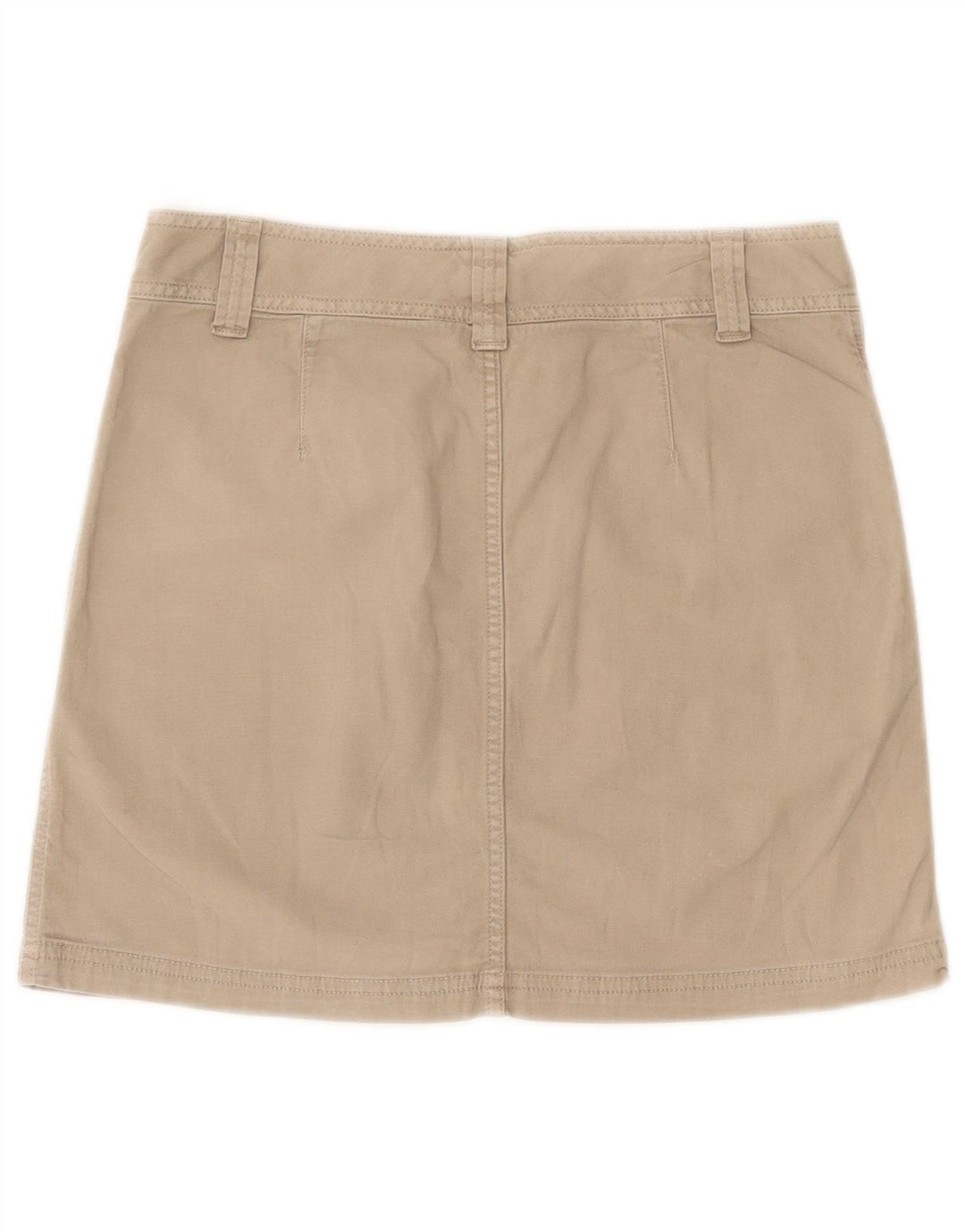 Benetton Dame Cargo Nederdel IT 42 Medium W30 Beige Bomuld