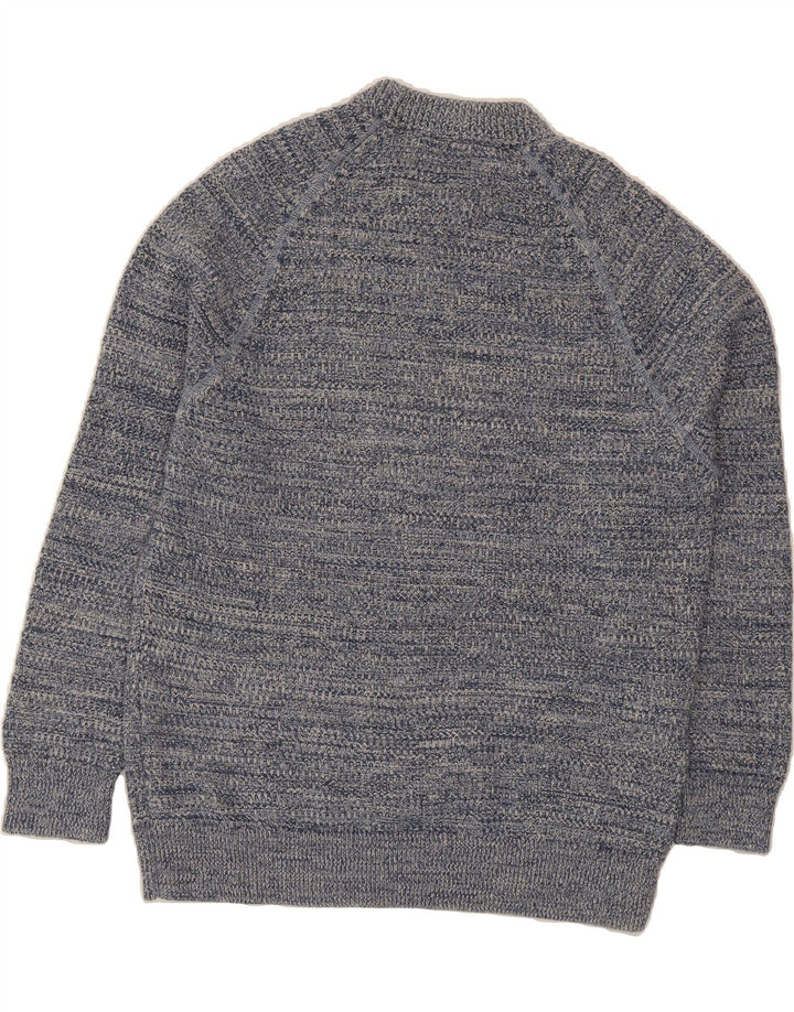 SUPERDRY Womens Crew Neck Jumper Sweater UK 14 Medium Blue Cotton Vintage Superdry and Second-Hand Superdry from Messina Hembry 