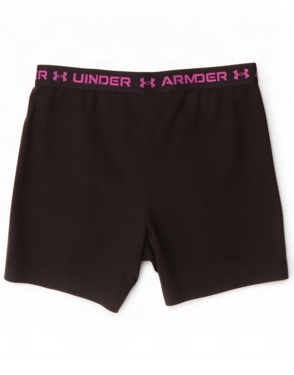 Under Armour Graphic Sports Shorts til kvinder UK 18 XL Sort