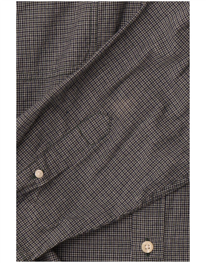 LEVI'S Slim Fit skjorte til mænd Stor marineblå ternet bomuld