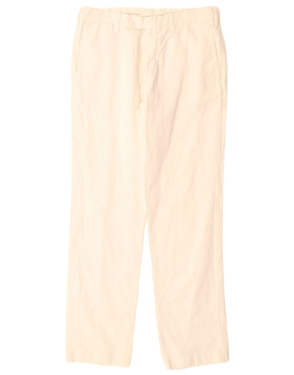 MASSIMO DUTTI Lige jakkesæt til mænd EU 42 Large W32 L32 Off White