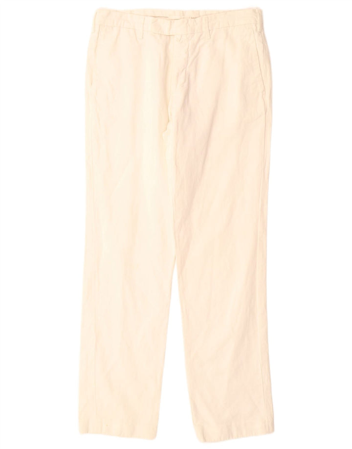 MASSIMO DUTTI Lige jakkesæt til mænd EU 42 Large W32 L32 Off White