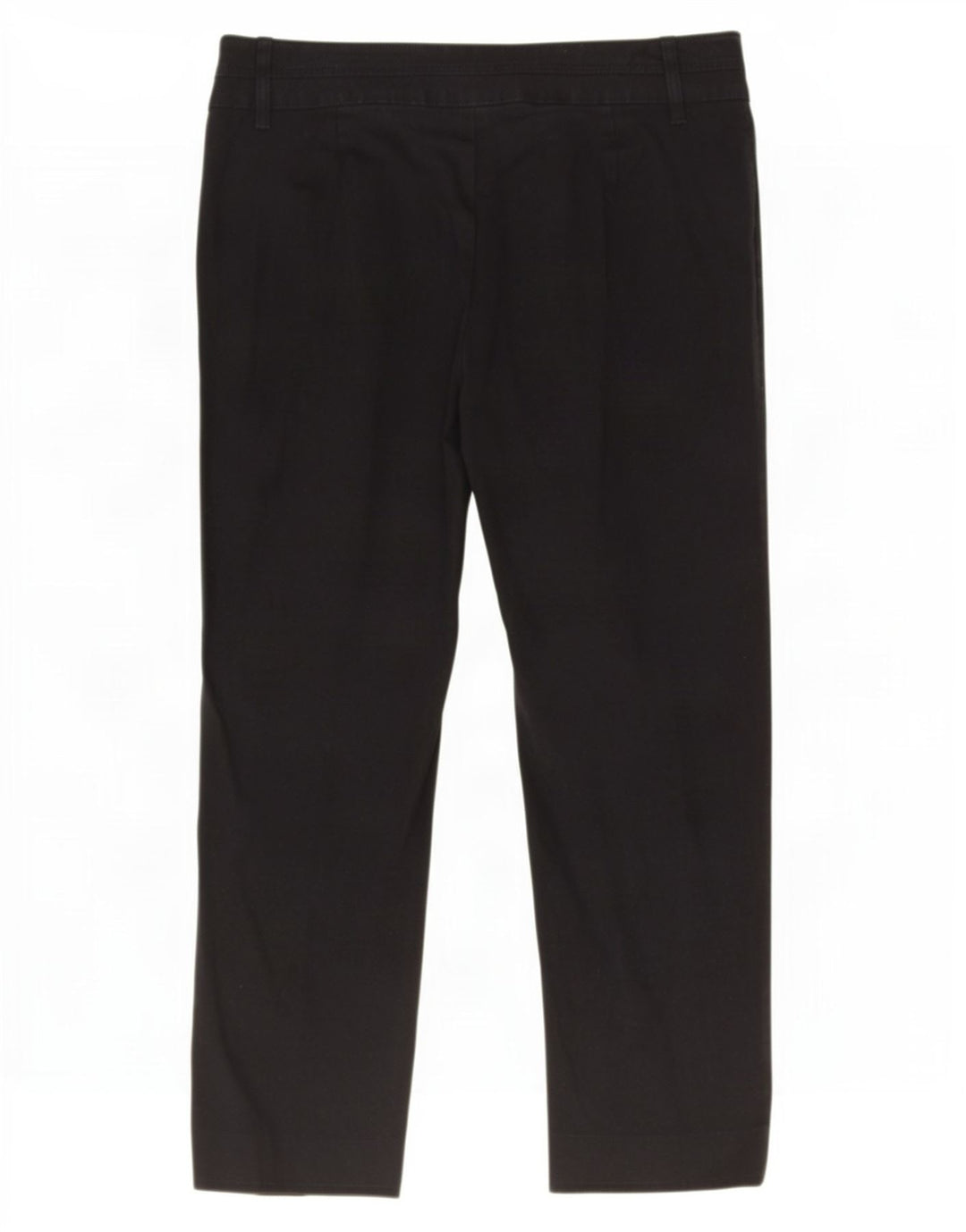 Benetton Dame Capri Bukser IT 42 Medium W32 L22 Sort