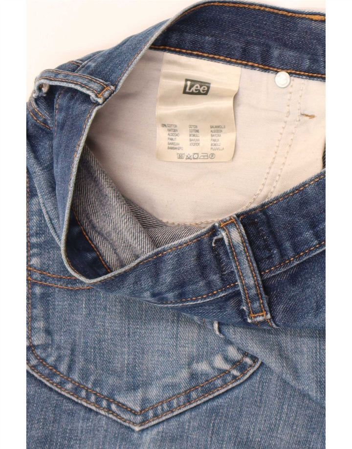 Lee Herre Blake Straight Jeans W31 L32 Blå Bomuld