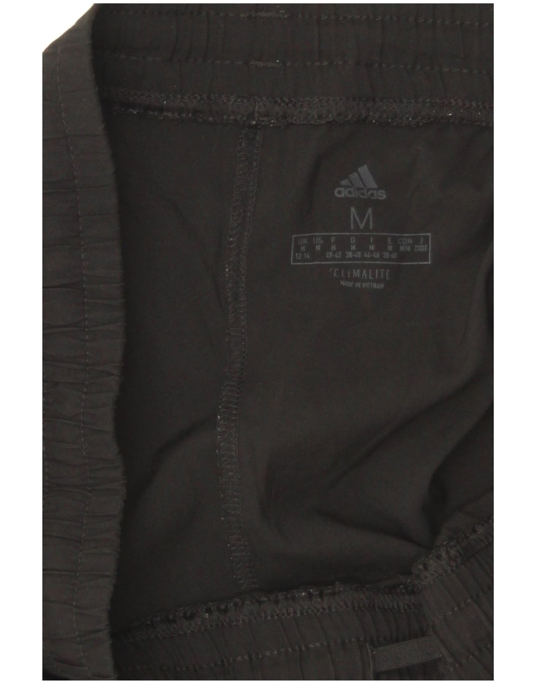 Adidas Womens Climalite Sportshorts UK 12/14 Medium Black Polyester