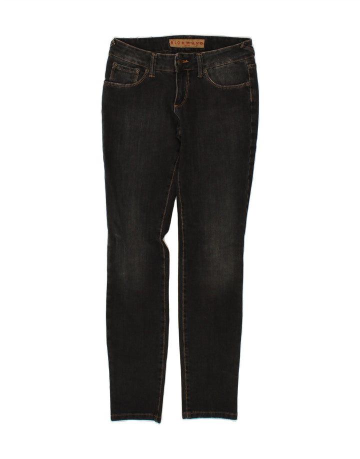 RICHMOND Womens Skinny Jeans W28 L30 Grey Cotton Vintage Richmond and Second-Hand Richmond from Messina Hembry 