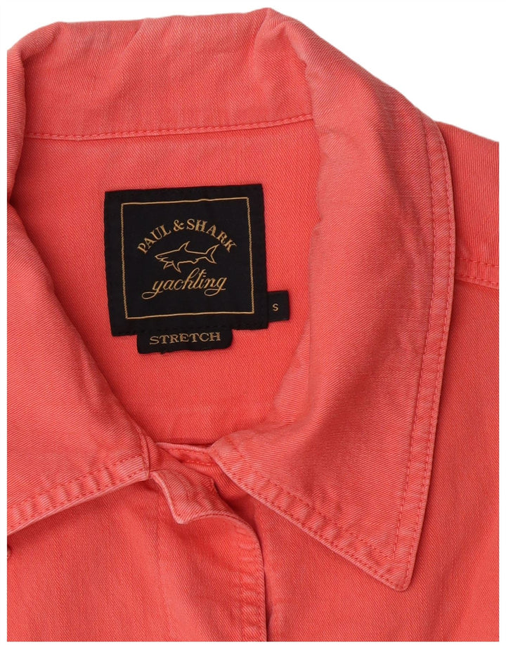 Paul & Shark Dame Yachting Denim Jacket UK 10 Small Pink