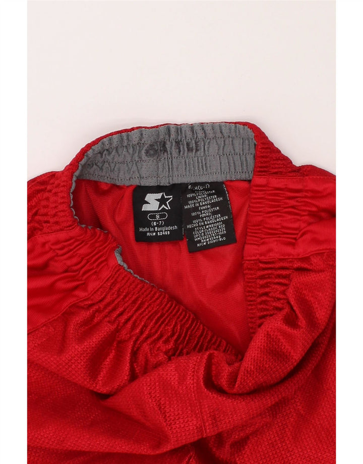 STARTER Boys Sport Shorts 6-7 Years Small Red Polyester Vintage Starter and Second-Hand Starter from Messina Hembry 