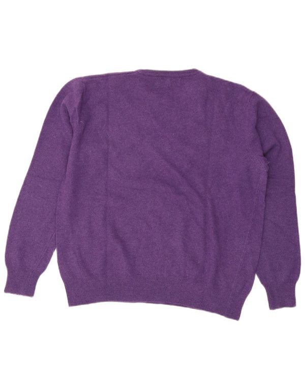 Kappa dame sweater med rund hals DK 14 Medium lilla uld