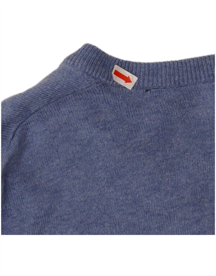 JACK WILLS Herre V-hals sweater XL Blå Bomuld