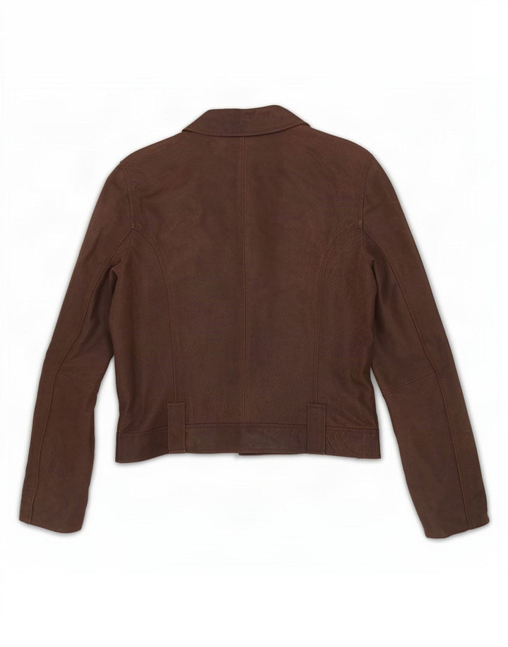 I Extenso Dame Læderjakke UK 14 Medium Brun