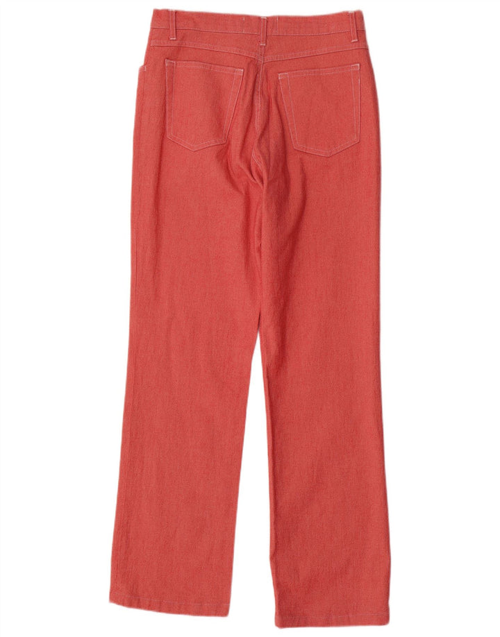 Vintage lige jeans til kvinder W31 L30 rød bomuld