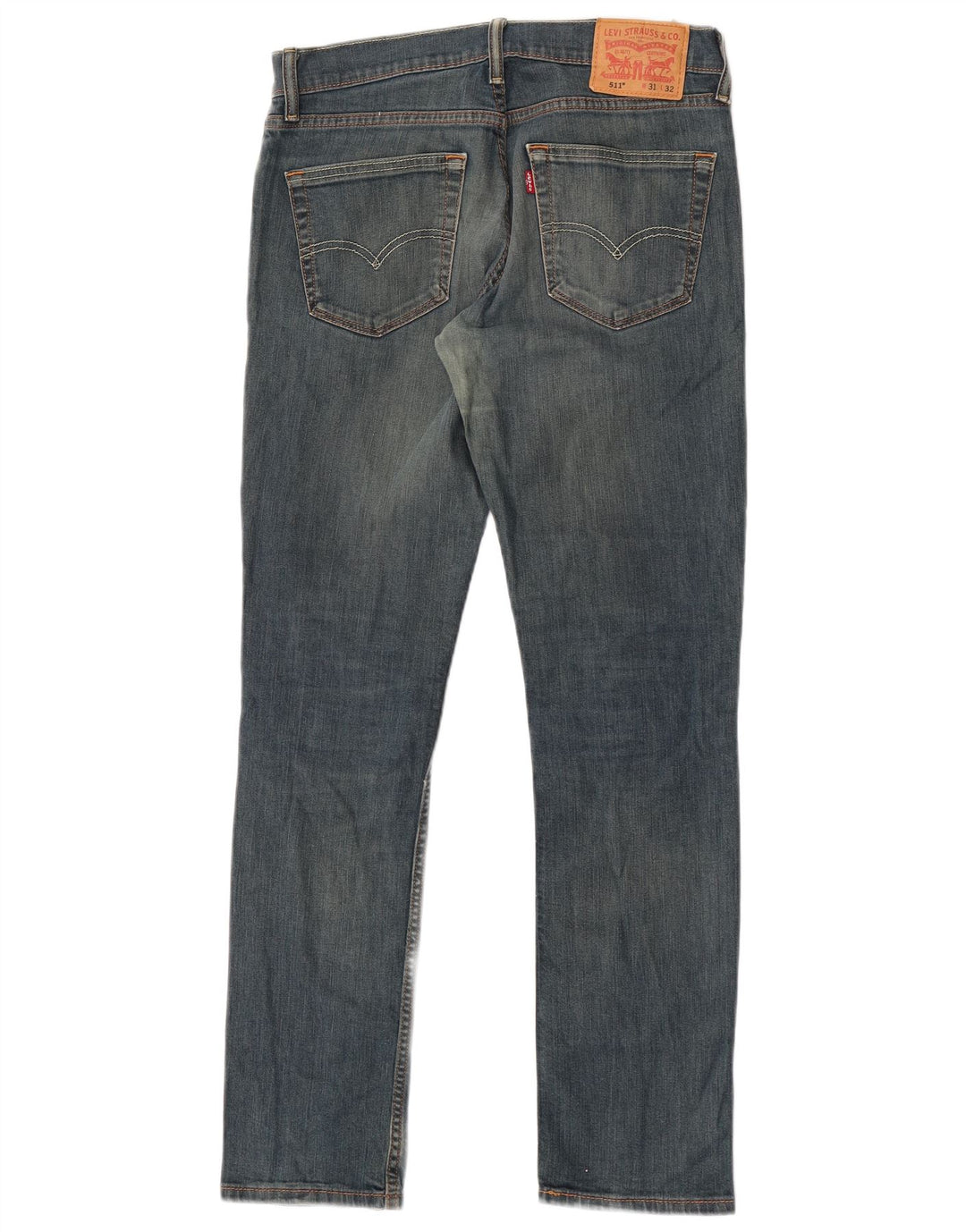 Levi's Herre 511 Slim Jeans W31 L32 Blå Bomuld